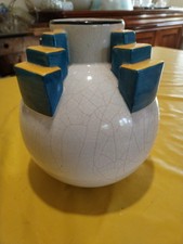 Vase Craquelé Art Deco