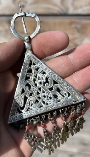 Fibule argent bijoux ethnique - fibule,