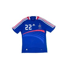 Maillot football vintage Equipe de France #22 Ribery saison 2008-2009