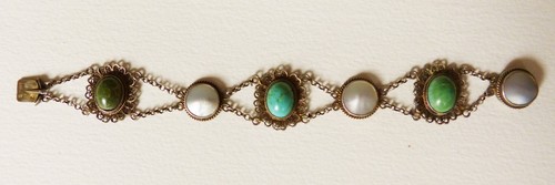 Bracelet argent massif vermeil