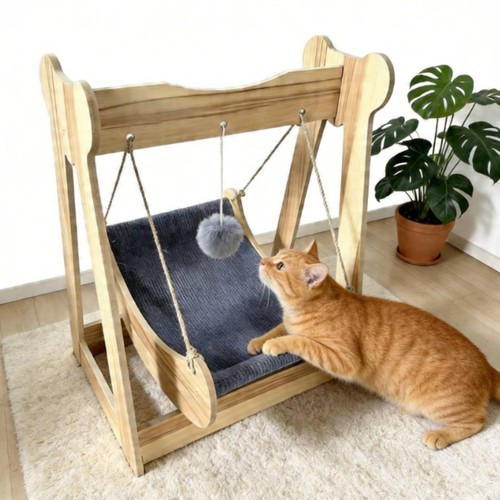 Hamac suspendu chat usage - hamac,