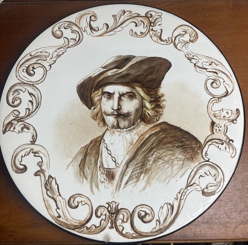 Plat xixème porcelaine - xixème,