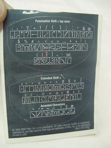 Vintage palm pilot sticker - palm,