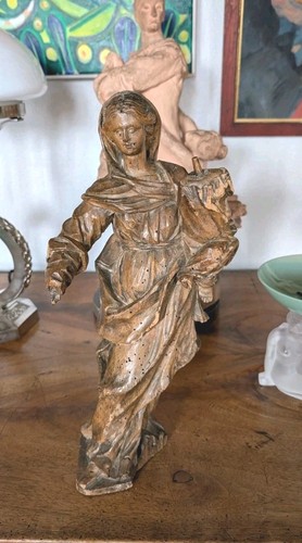 Haute époque bois sculpté - bois,