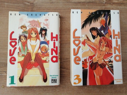 Lot manga love hina - hina, 3