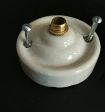 Patère droite porcelaine