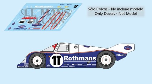 Autocollants porsche 962c - porsche, le