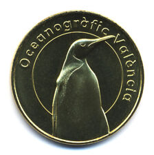 ESPAGNE VALENCIA Oceanogràfic, Manchot, Monnaie de Paris