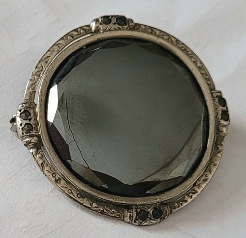 Broche vintage argent massif - vintage,