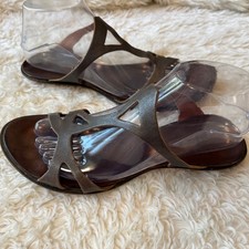 CYDWOQ Brown Taupe Leather