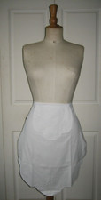 Ancien tablier de soubrette service cuisine en coton