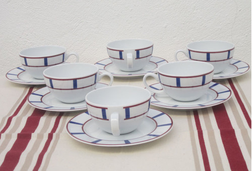 Tasses thé porcelaine - 6,