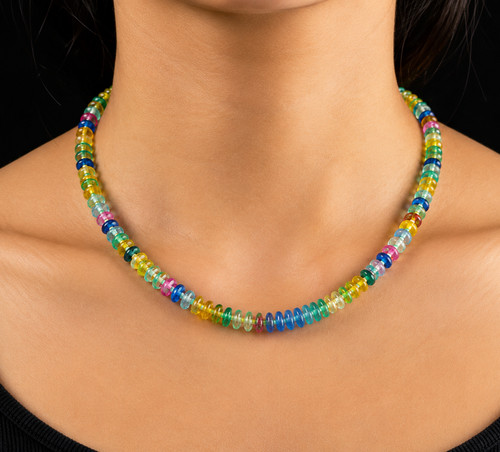 Collier naturel multi pierres