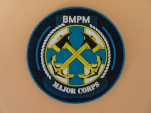 écusson pompier major - , corps