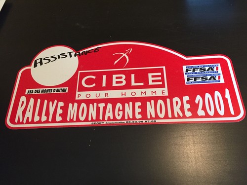 Plaque voiture assistance - plaque,