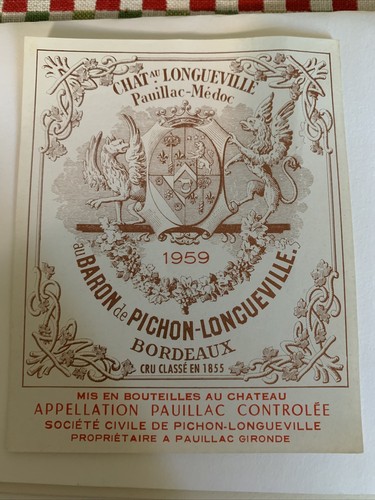 étiquette vin château - de, vin: