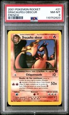 2001 Pokemon FRENCH ROCKET SET Dracaufeu Obscur /Dark Charizard 21/82 PSA 8??