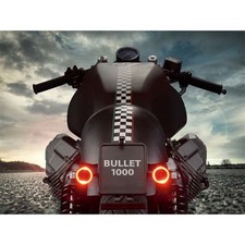 Clignotant Avec Phare Arrière Intégré Noir Kellermann Bullet 1000 DF Homologué