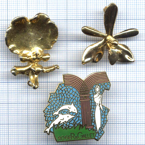 Lot broches vintages - broches,