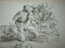 Ecole ITALIENNE GRANDE GRAVURE