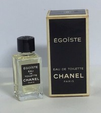 ÉGOÏSTE - CHANEL - EDT - MINIATURE 4 ml - AVEC BOITE - FLACON DE PARFUM -  PLEIN
