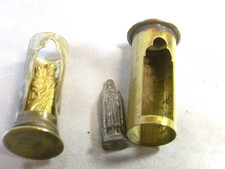 🇫🇷 CHAPELLE DOUBLE RELIQUAIRE DE VOYAGE CHASSE DE PROCESSION 2 SAINTES VIERGE