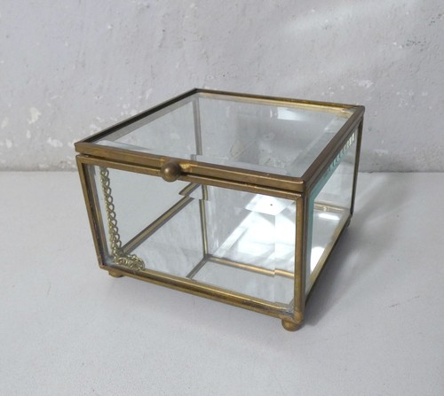 Vitrine verre laiton - vitrine,