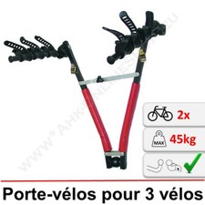Porte velos sur attelage - porte-velos,