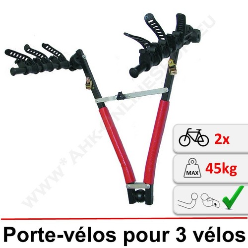 Porte velos sur attelage - attelage,
