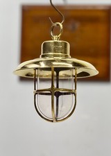 Plafonnier abat-jour nautique