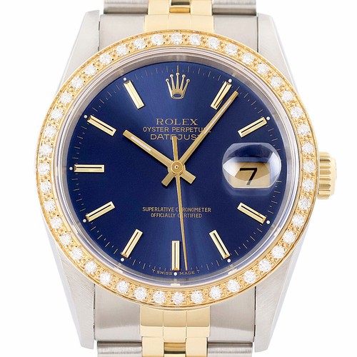 Rolex datejust 18k jaune - 18k,