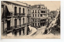 Thème LA BANQUE - les BANQUES étrangeres - ALGERIE - ORAN - la banque d'algerie