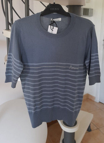 Pull manches courtes camaïeu - pull,