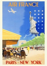 AIR FRANCE PARIS NEW YORK 1951