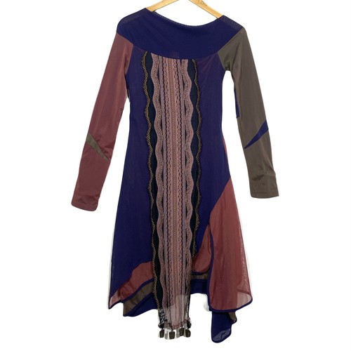 Robe stretch mesh boho - robe, cyber