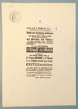 ● Bourg de VEZAC enchères