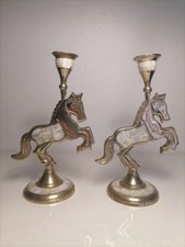 Bougeoir cheval art déco en