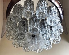 1950 lustre unique en verre soufflé de murano" troncs"