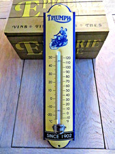 Plaque émaillée bombee