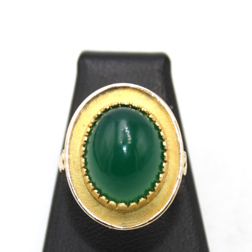 Anneau massif 18k avec - en,