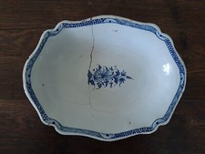 Plat faïence Sinceny XVIIIe 18e