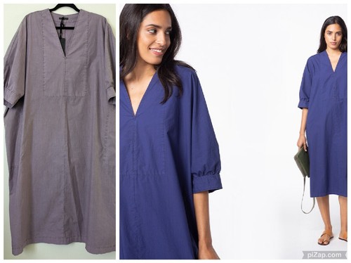 Oska robe caftan mauve taille - robe,