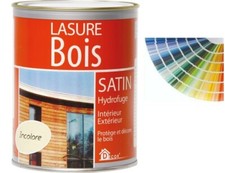 LASURE BOIS GLYCERO SATIN HAUTE RESISTANCE 0.75L hydrofuge protection décoration