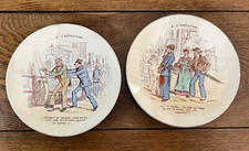 2 assiettes anciennes a