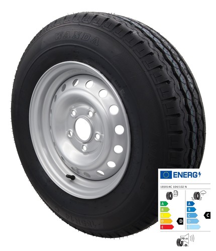 Roue compléte 185r14 c - 185r14-c, 185