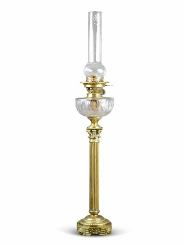 Ancienne grande lampe - , à