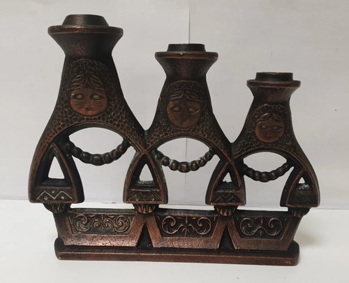 Chandelier bougeoir metal - chandelier,