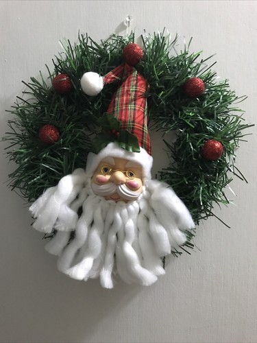 Homemade christmas door wreath - christmas,