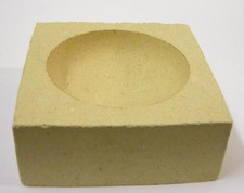 creuset  8 cm pour fondre le platine,crucibles for platinium fusion à +1800°c 