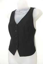 New Classy Trendy Stylish Women's Classiques Entier Vest Black Color Size 4